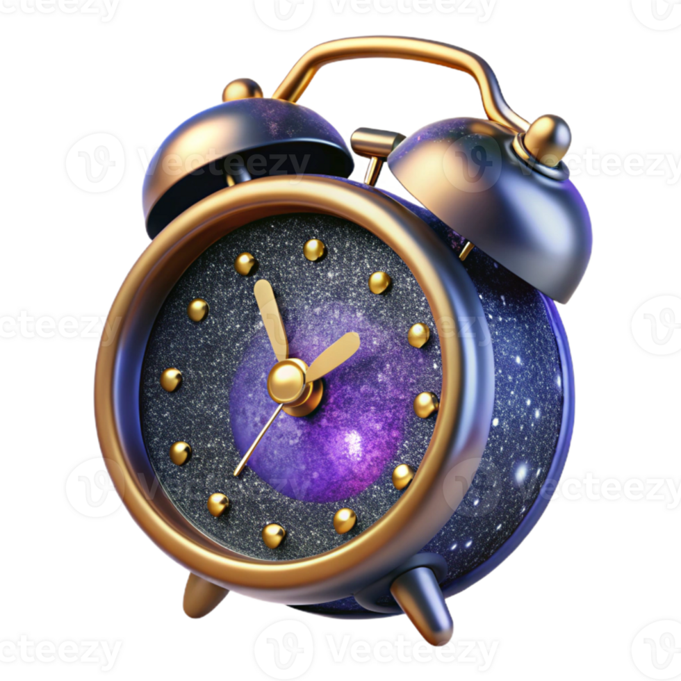 dramatic creative Vintage Alarm Clock Ringing Isolated Element genuine png