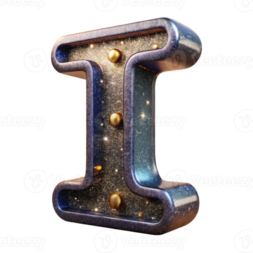stunning vintage Vintage Letter I Transparent Background Distressed Texture original png