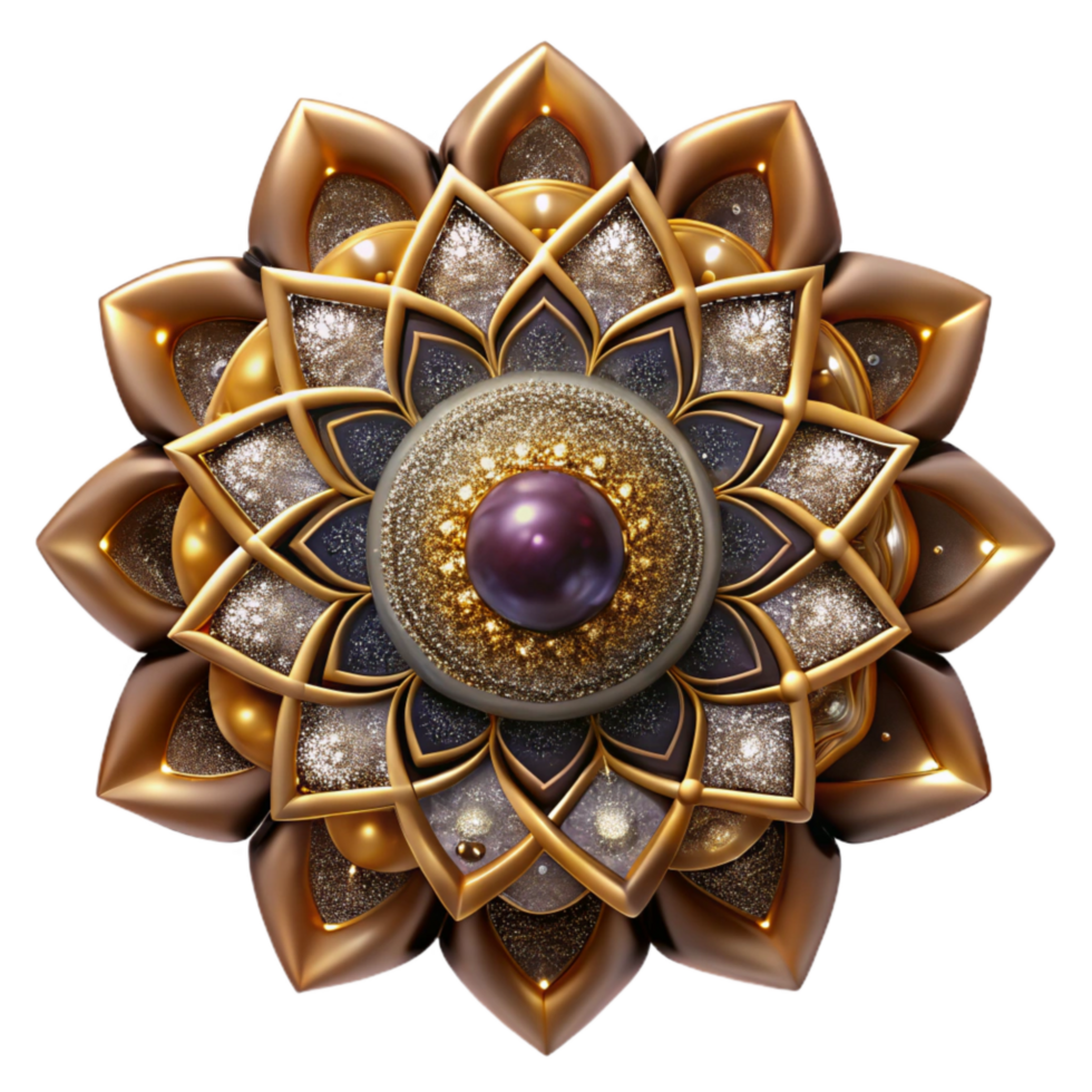wonderful modern Vintage Mandala with Retro Style Tan Transparent high resolution png