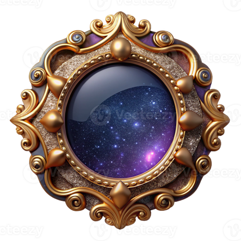 magnificent traditional Vintage Photo Frame Ornate Design Transparent Background authentic png