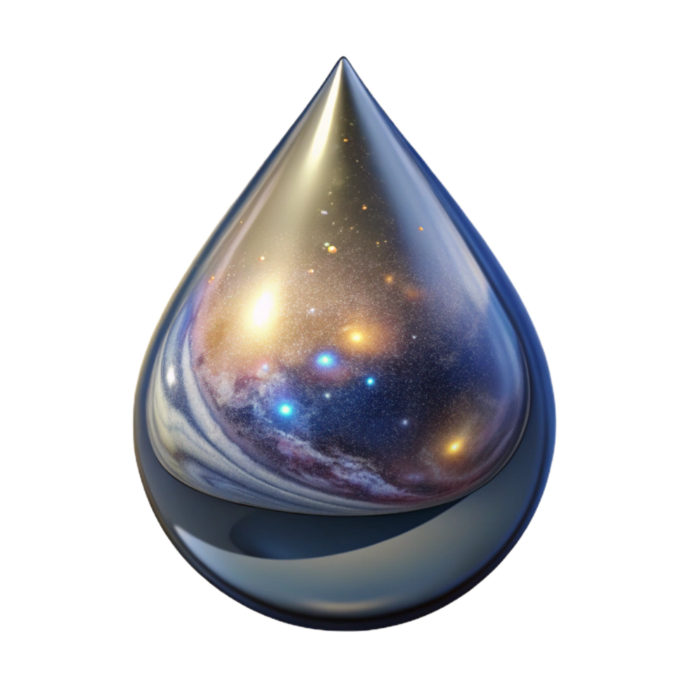 elegant creative Water Drop Reflection Symmetry Transparent professional png