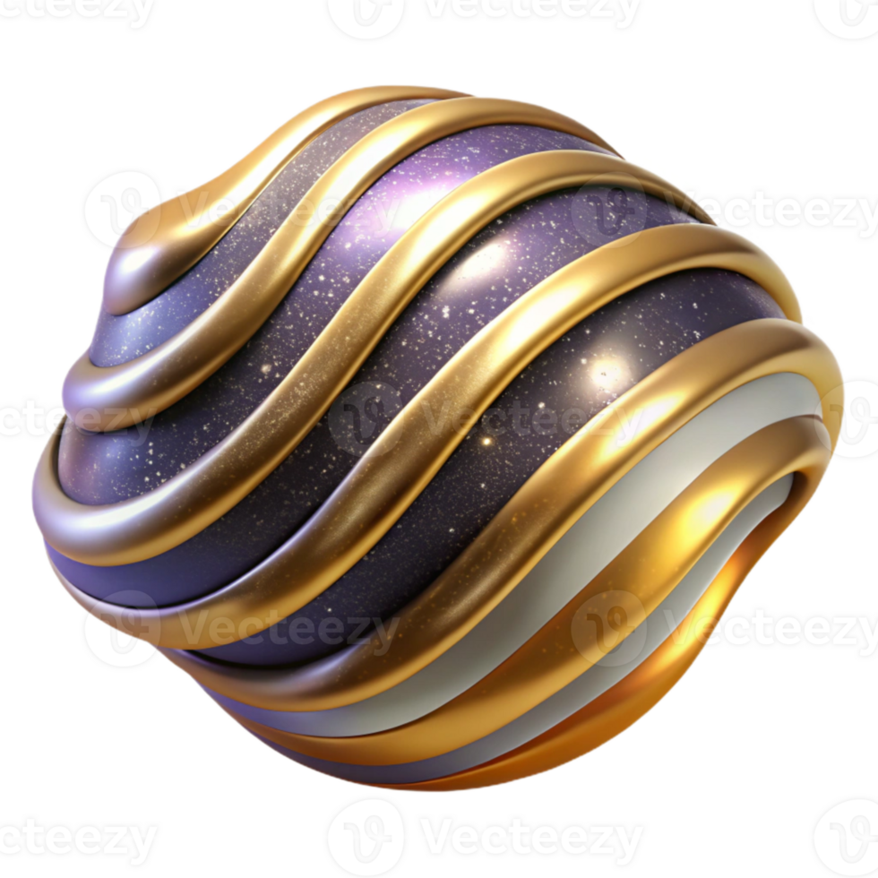 vibrant abstract Wavy Stripes Illusion Cutout with Soft Focus authentic png