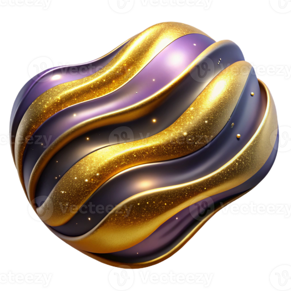 stunning creative Wavy Stripes Illusion Cutout with Soft Focus premium png