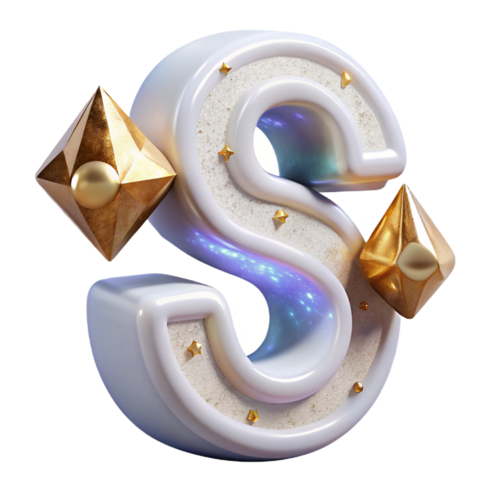 impressive artistic White 3d Font Cutout Transparent Background high resolution png