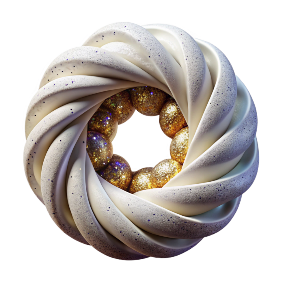 extraordinary traditional White Wireframe Torus with Shadow Transparent Background detailed png