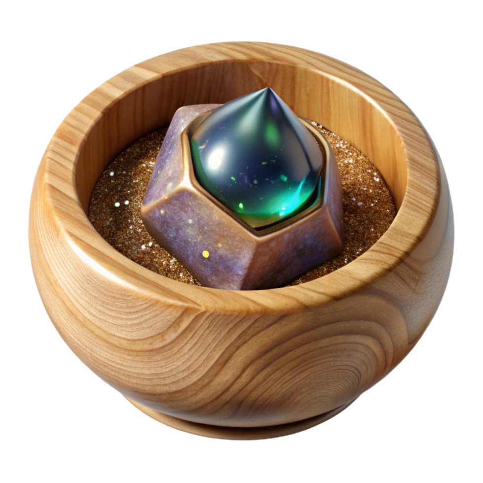 extraordinary creative Wooden Bowl Top View Cutout Transparent Background original png