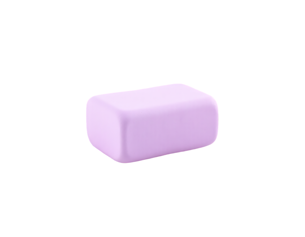 Purple Soap Bar Isolated on Transparent Background png