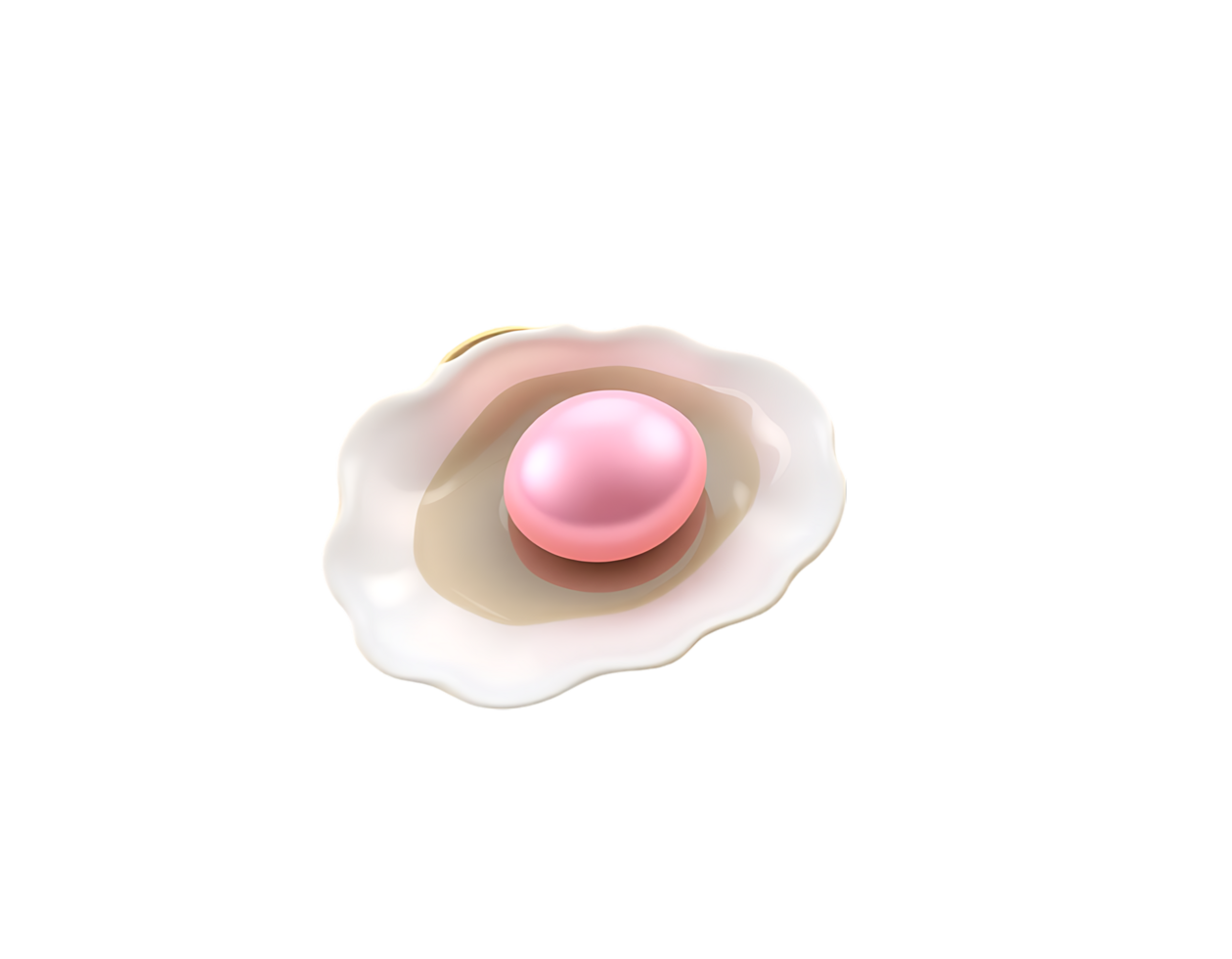 Pink Pearl in a Shell png