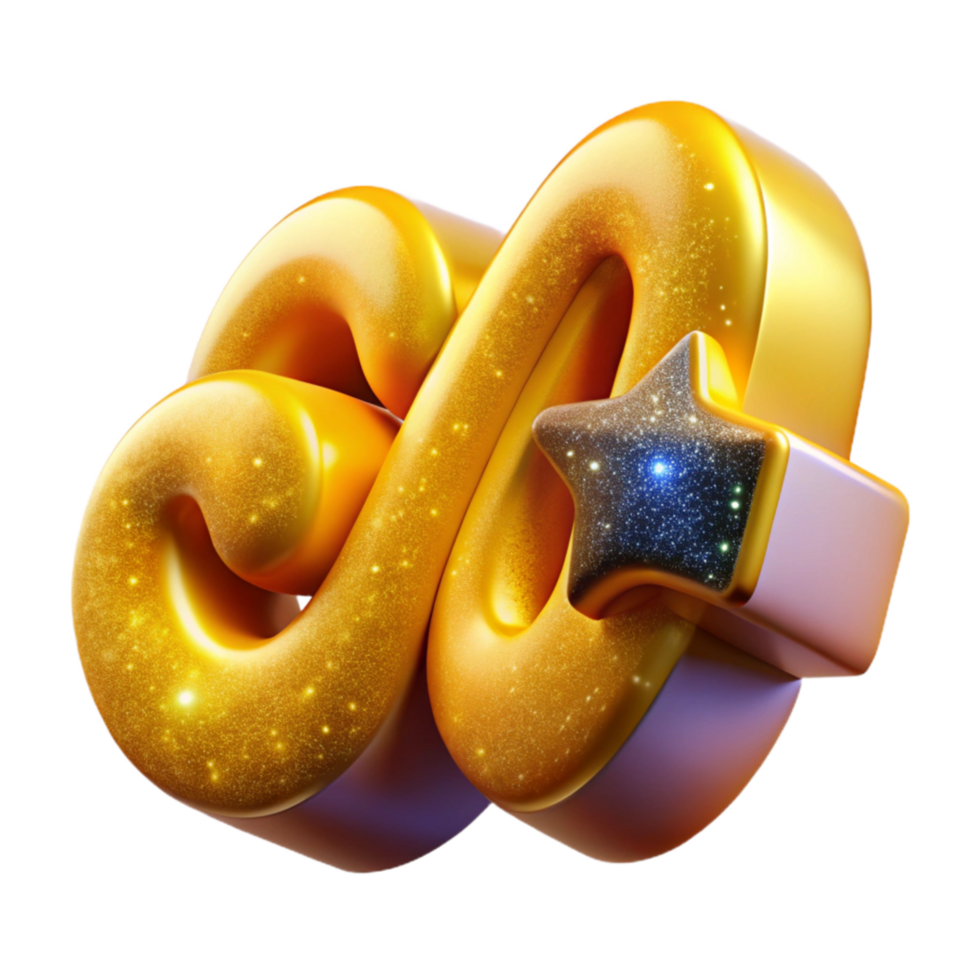 wonderful contemporary Yellow 3d Word Design Isolated original png