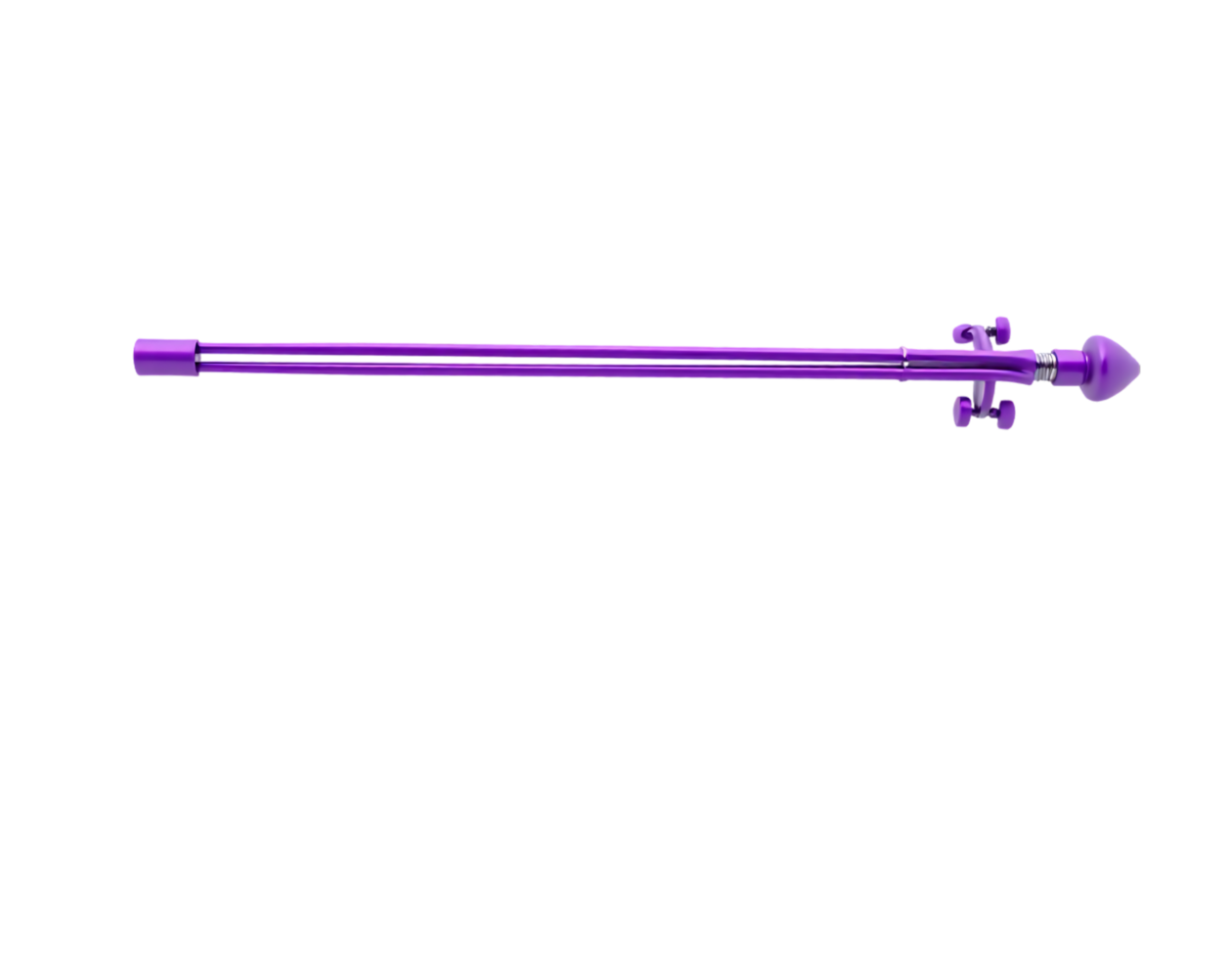 Purple Decorative Curtain Rod png