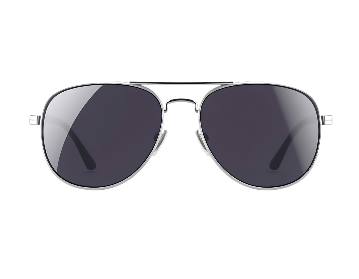 Stylish Aviator Sunglasses with Dark Lenses png