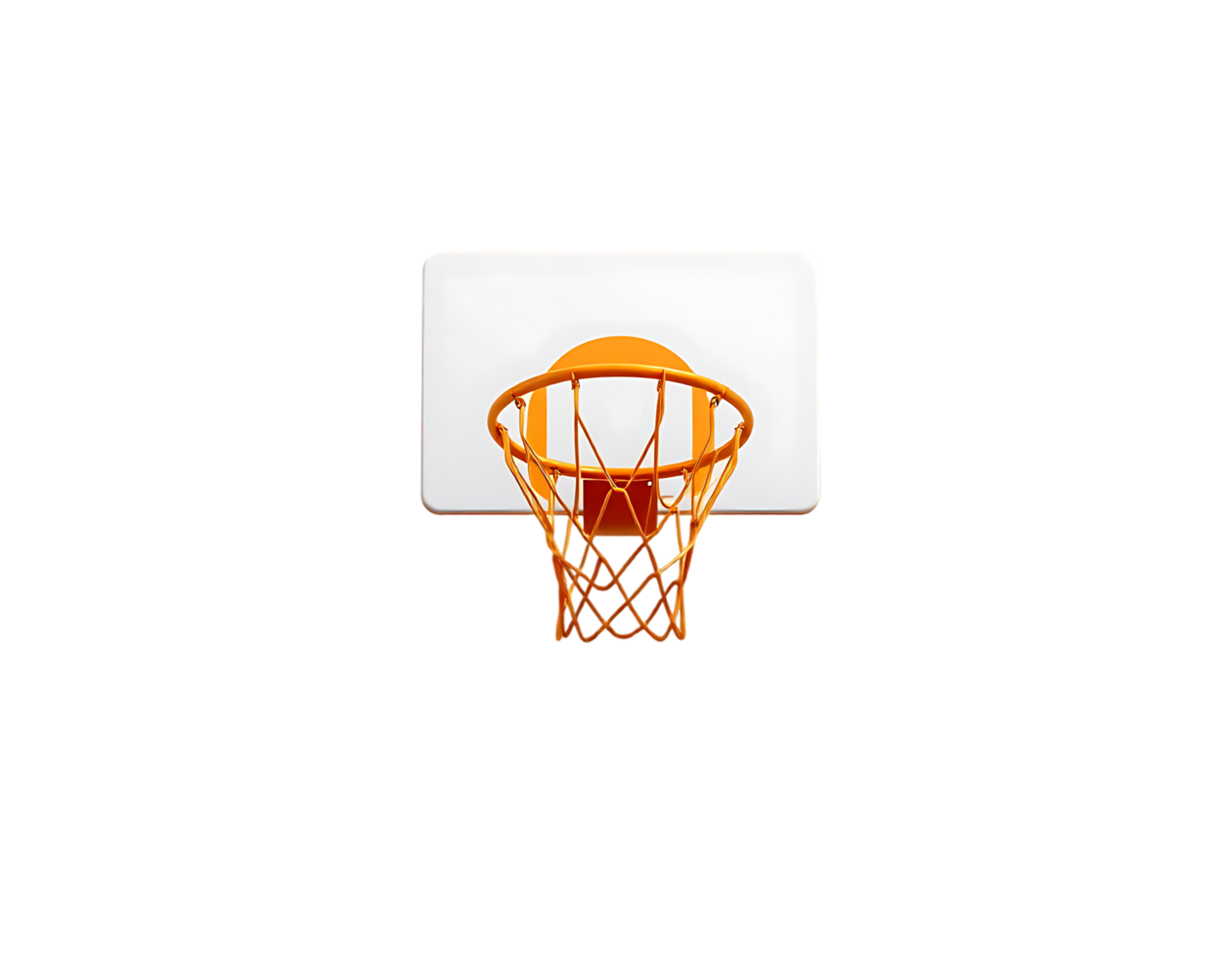 Basketball hoop and net png
