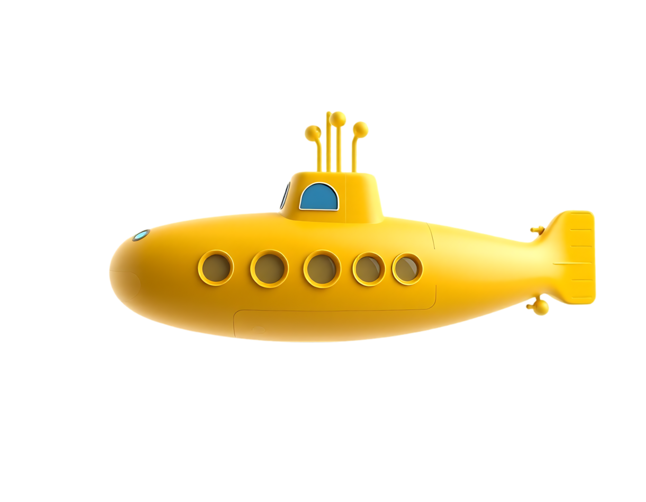 Cartoon Yellow Submarine png