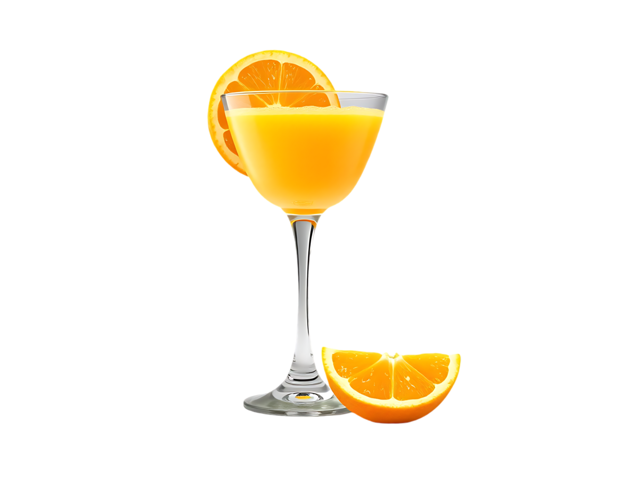 Orange Juice in a Glass png