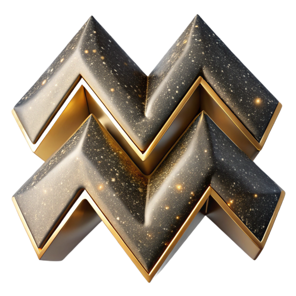 beautiful modern Zigzag Font Pattern Isolated Sharp Angles and Lines png
