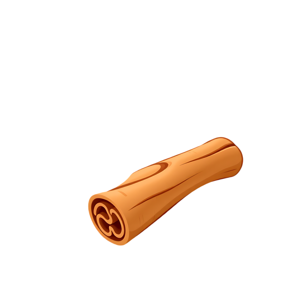 Wooden log with visible grain detail and brown color, isolated on transparent background png