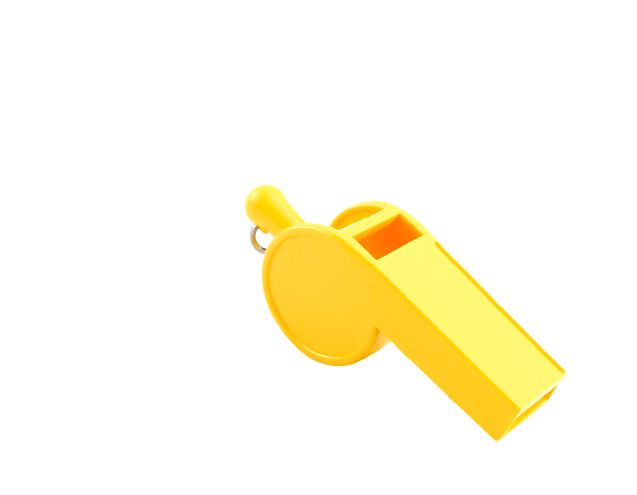 Yellow Whistle Icon png
