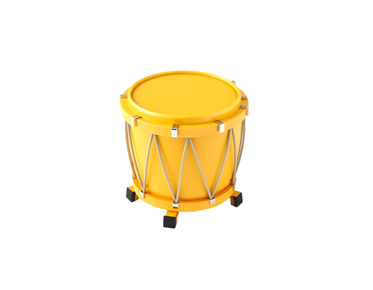 Yellow Drum Isolated png