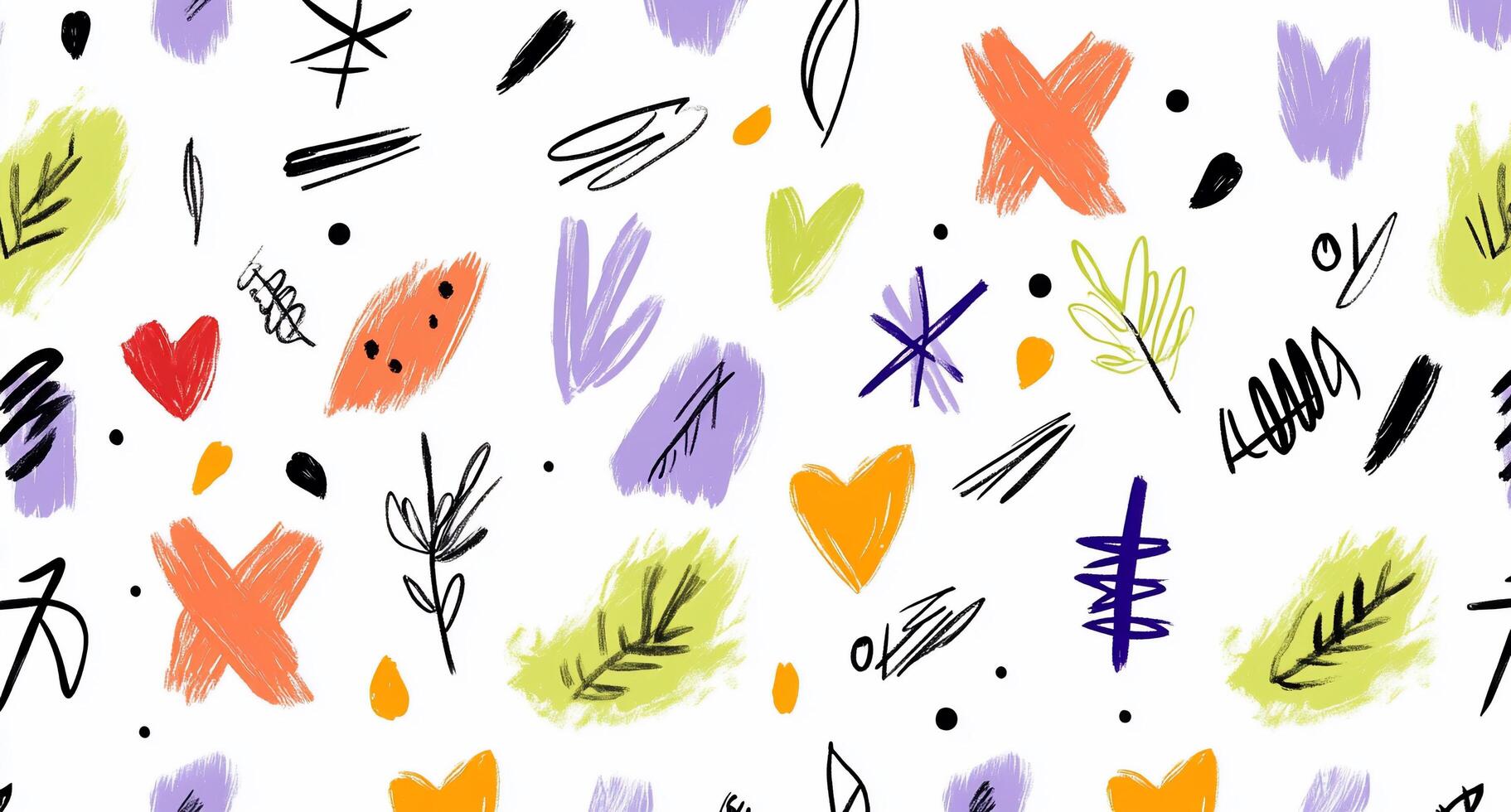 A colorful pattern with various shapes and colors photo