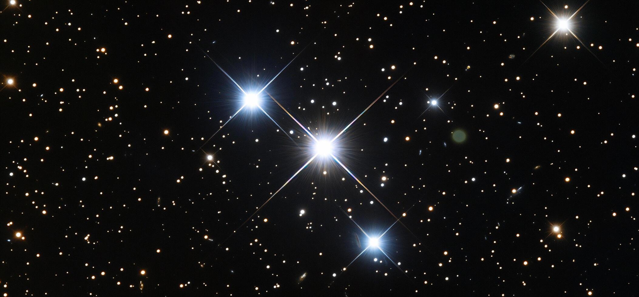 A cluster of stars in the night sky photo