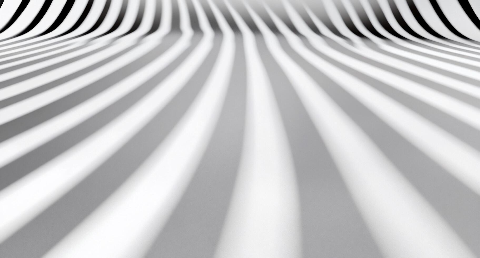 Abstract black and white wavy lines creating a dynamic visual effect. photo