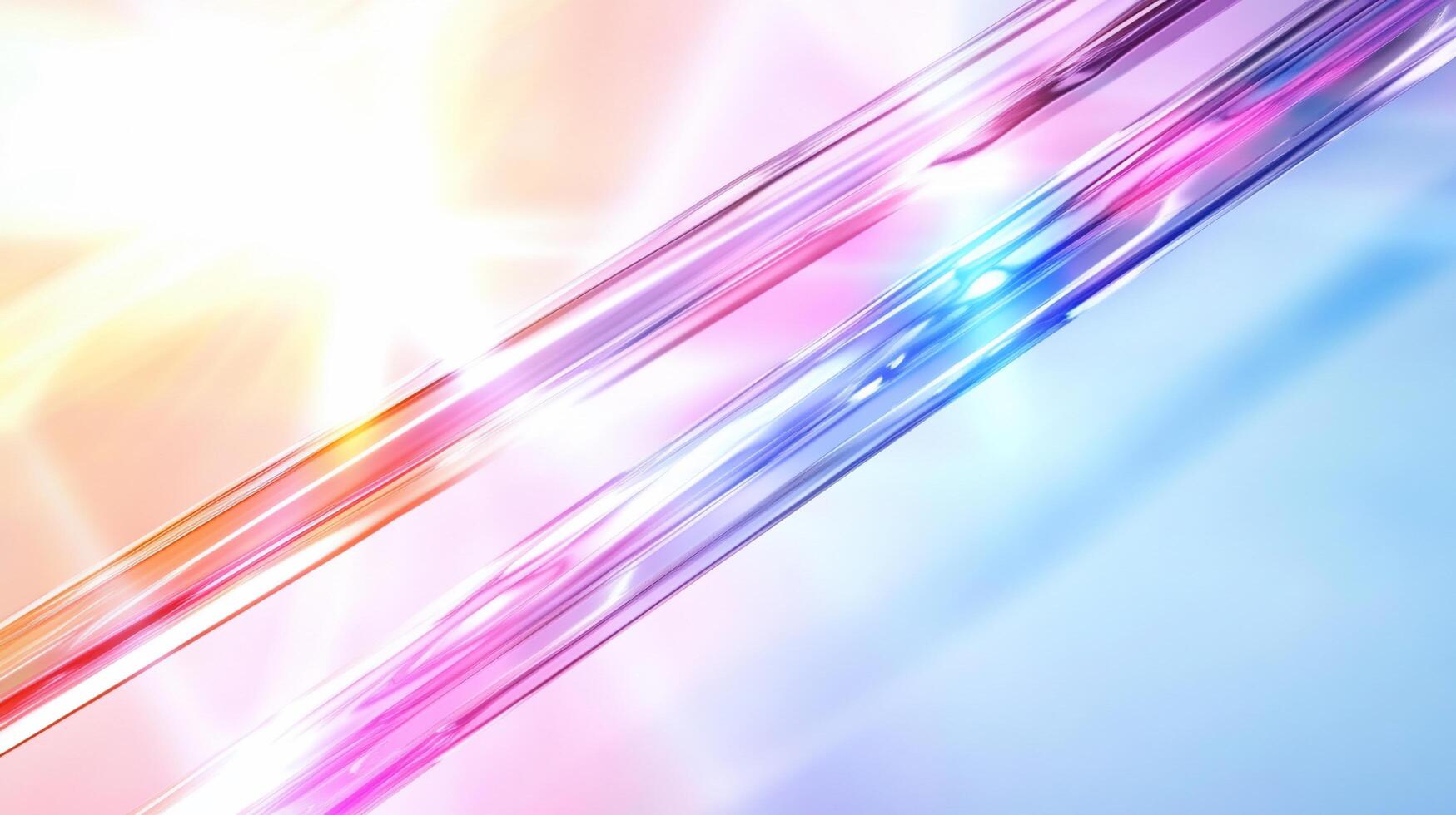 Abstract colorful light reflections and gradients in a digital design. photo