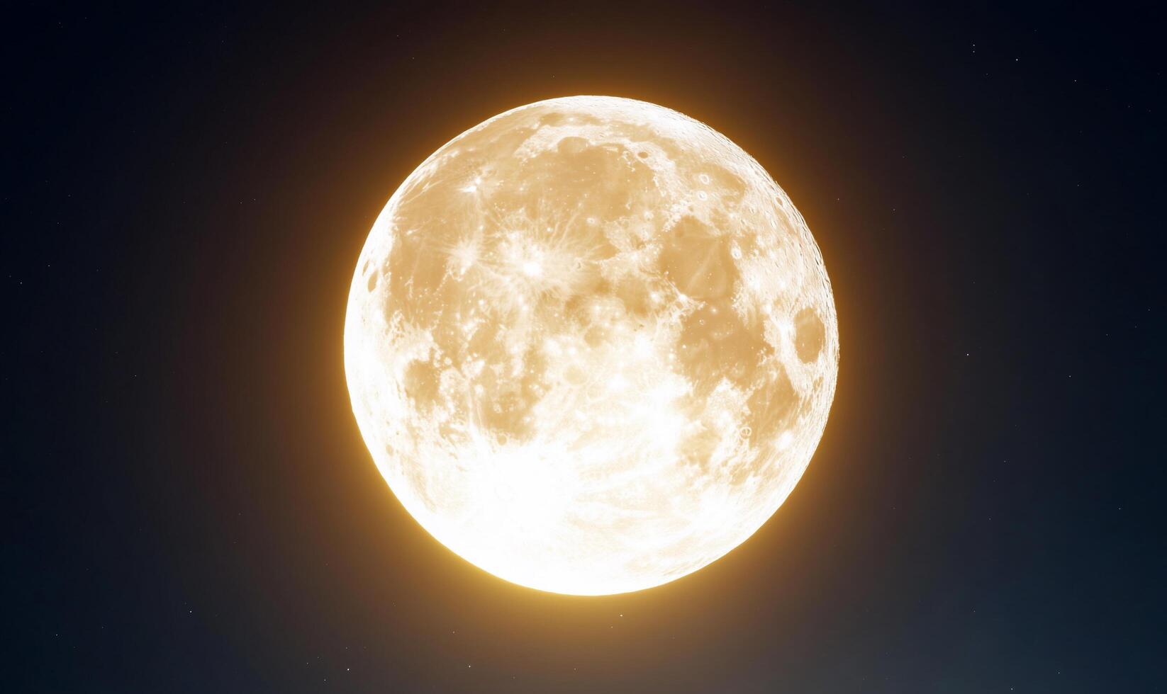 A bright, detailed full moon against a dark sky. photo
