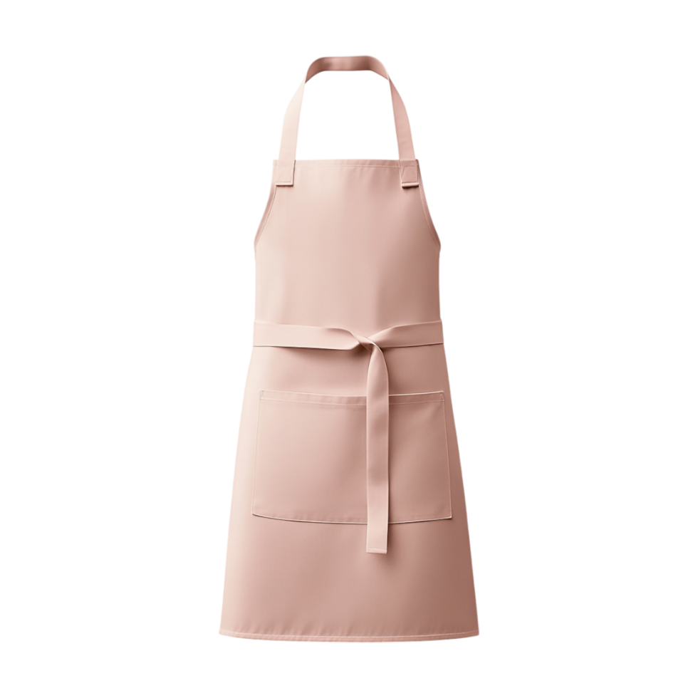 a pink apron on transparent background png