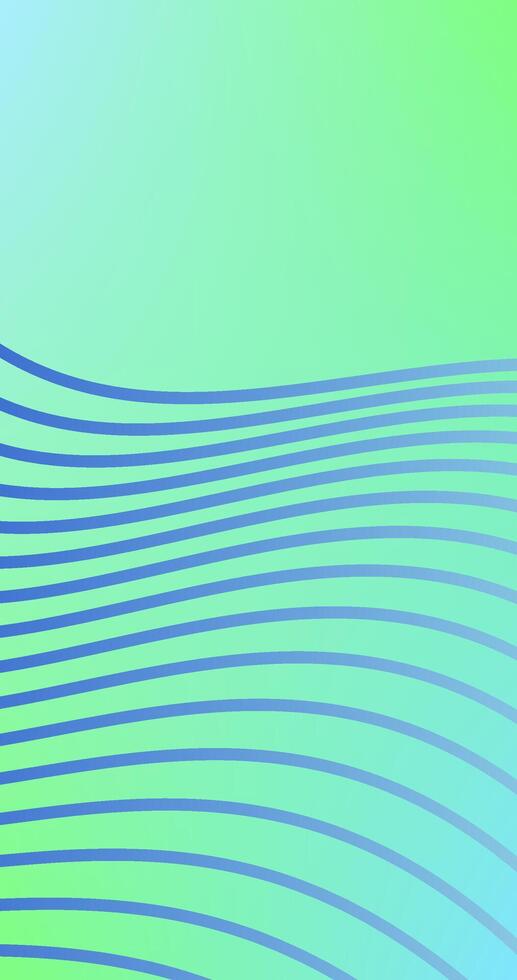Abstract wavy lines background. illustration. Blue and green colors. vector