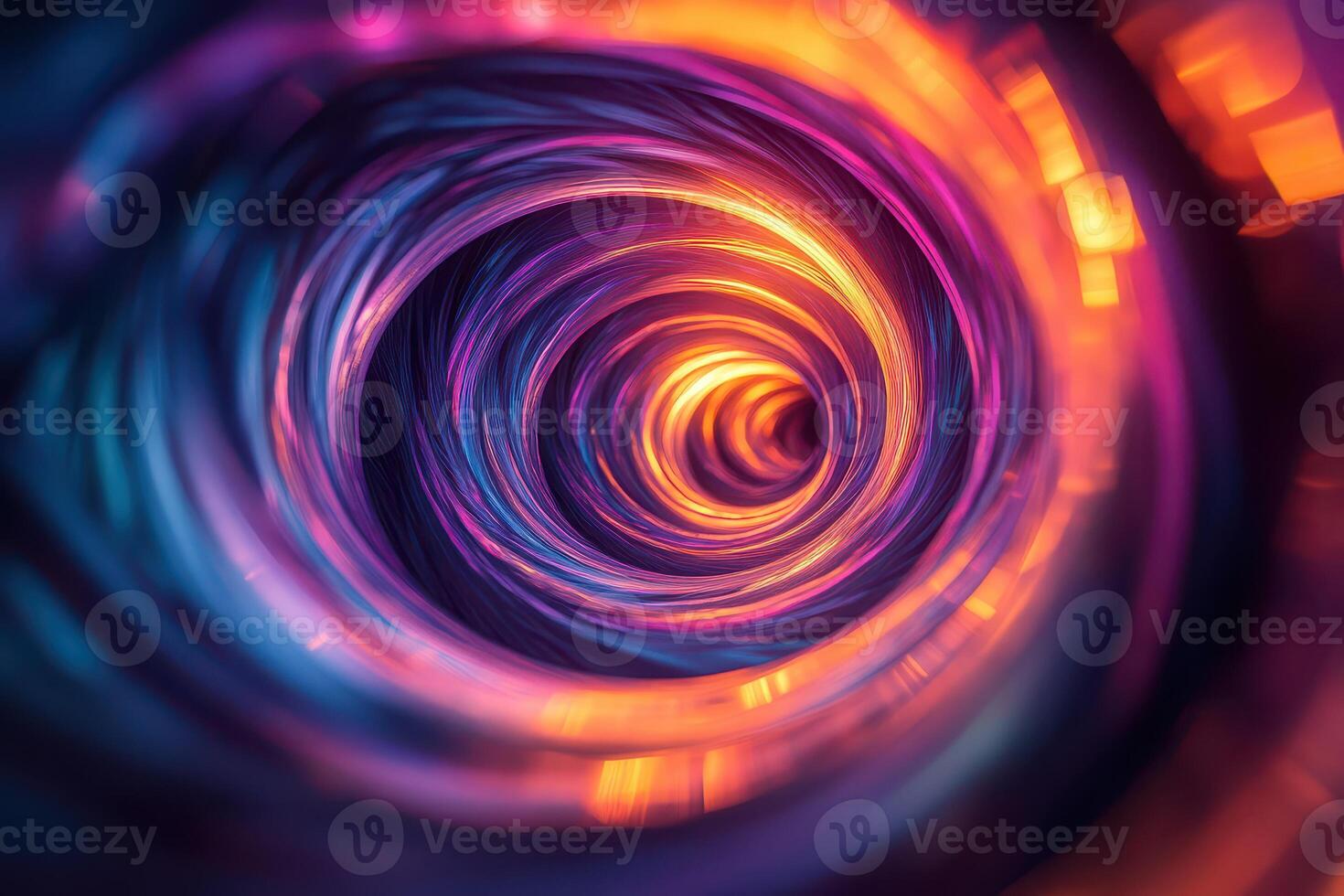 Abstract background of a colorful vortex photo