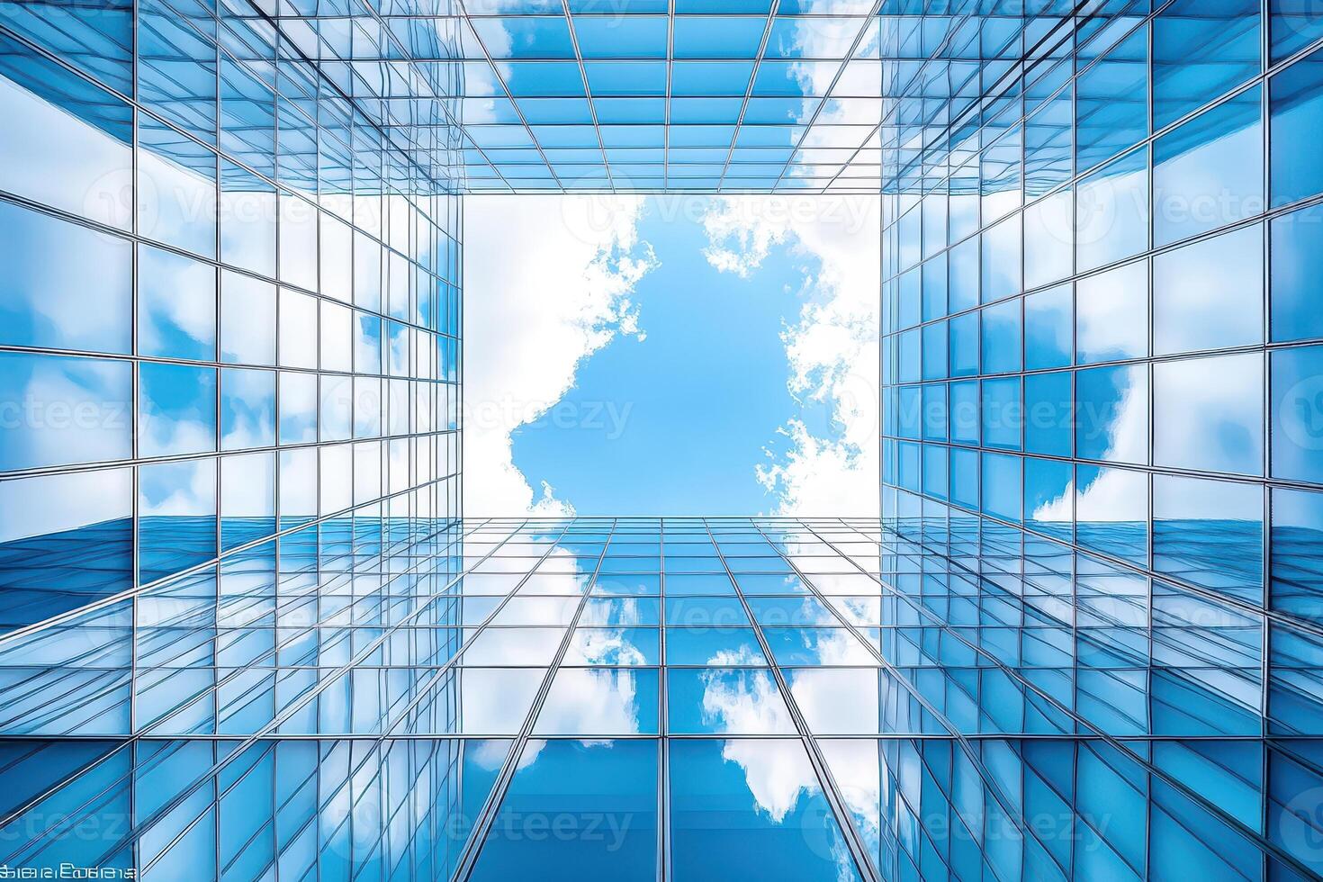 Cloud computing in the sky photo