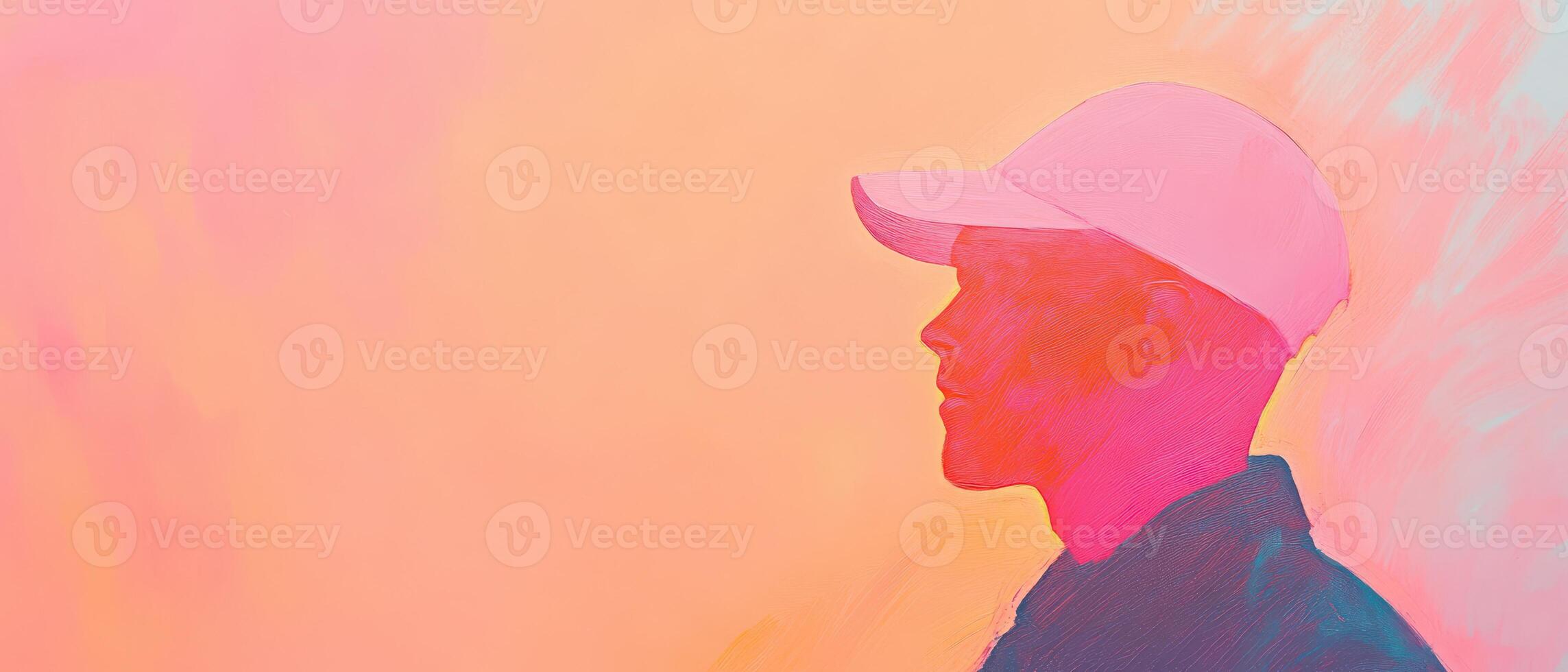 Vibrant portrait of a person photo