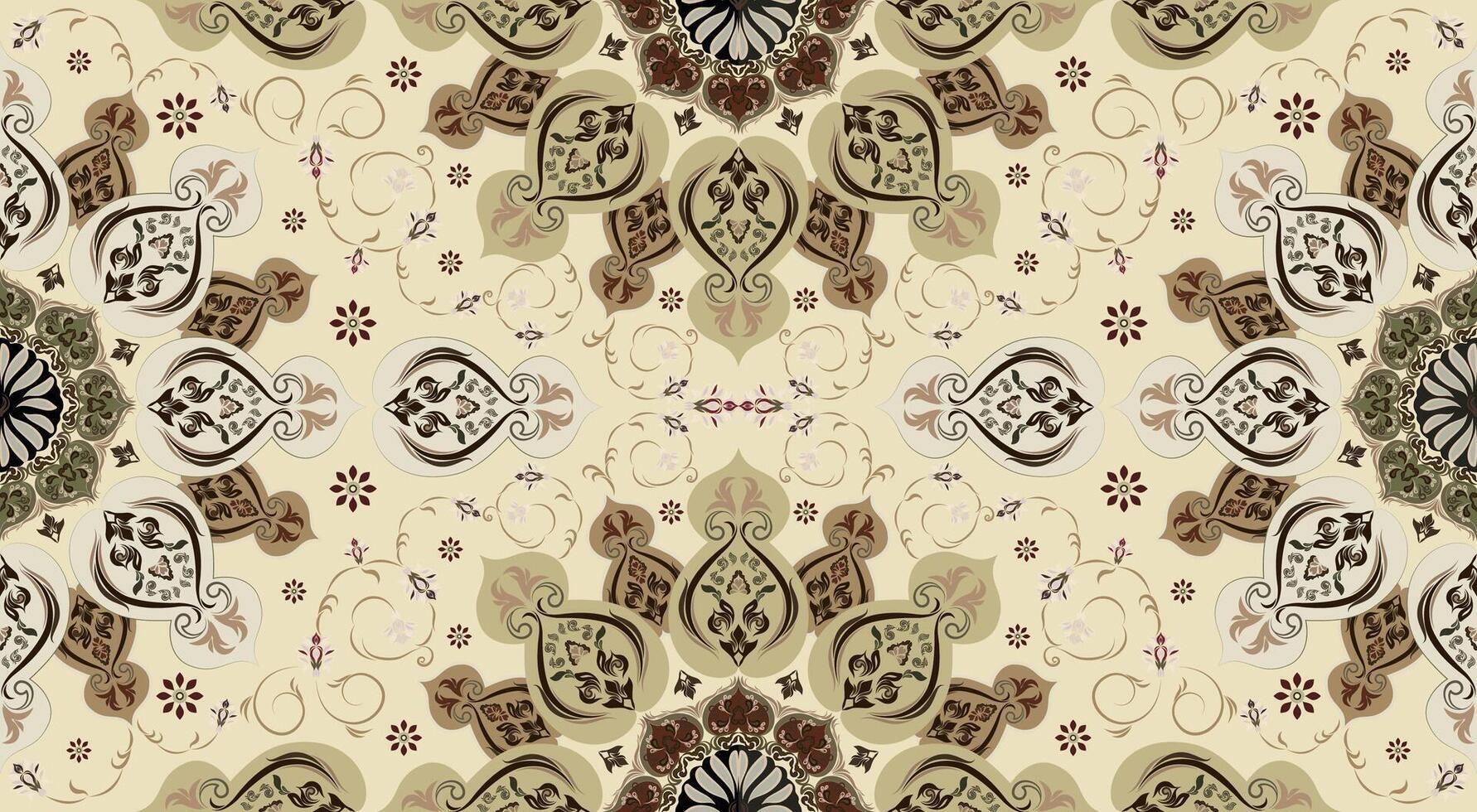 Tribal ornament. Seamless African pattern. Ethnic carpet with chevrons. Aztec style. Geometric mosaic on the tile, majolica. Ancient interior. Modern rug. Geo print on textile. Kente Cloth. vector
