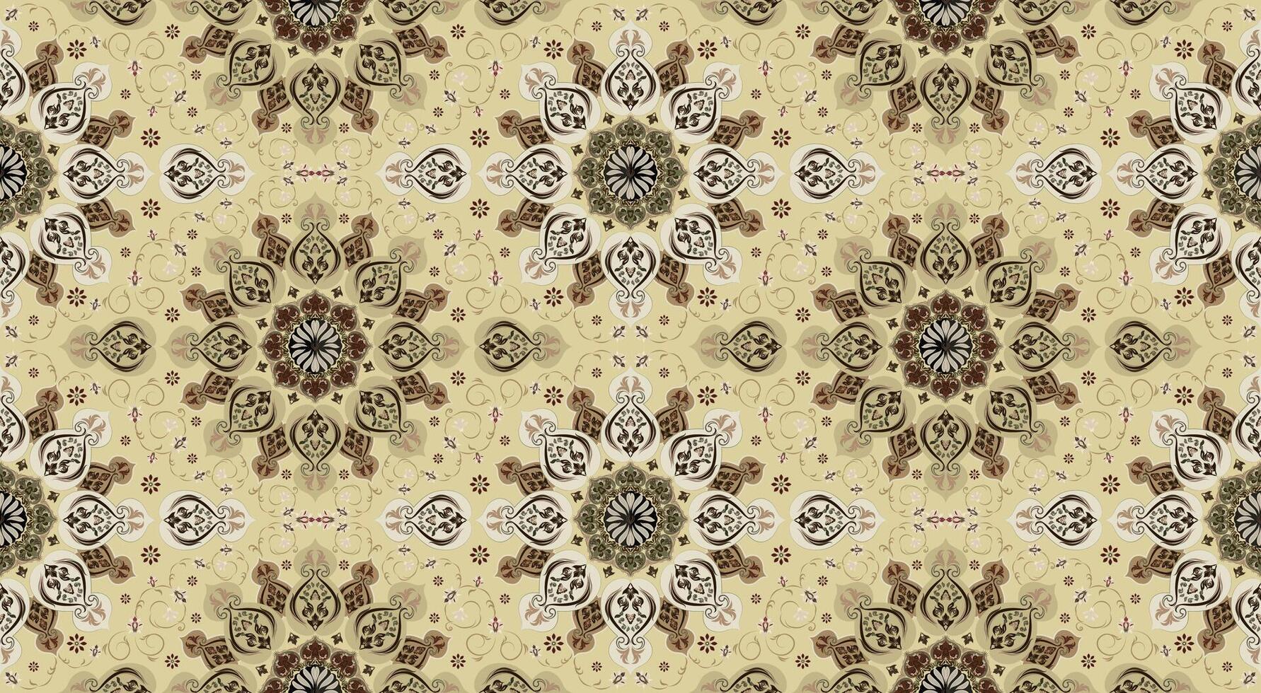 Seamless pattern. Vintage decorative elements. Hand drawn background. Islam, Arabic, Indian, ottoman motifs. vector