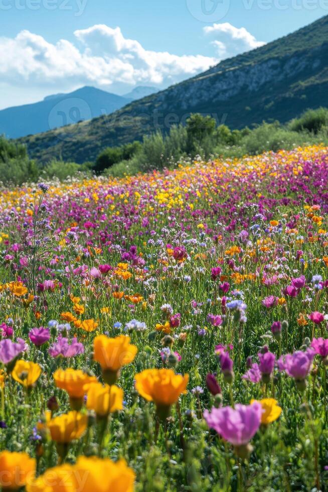 カシニョール 、【BUNCH OF FLOWERS IN MEADOW】 Cut Flower Wildflower Mix - Bulk Seed | Bentley Seeds