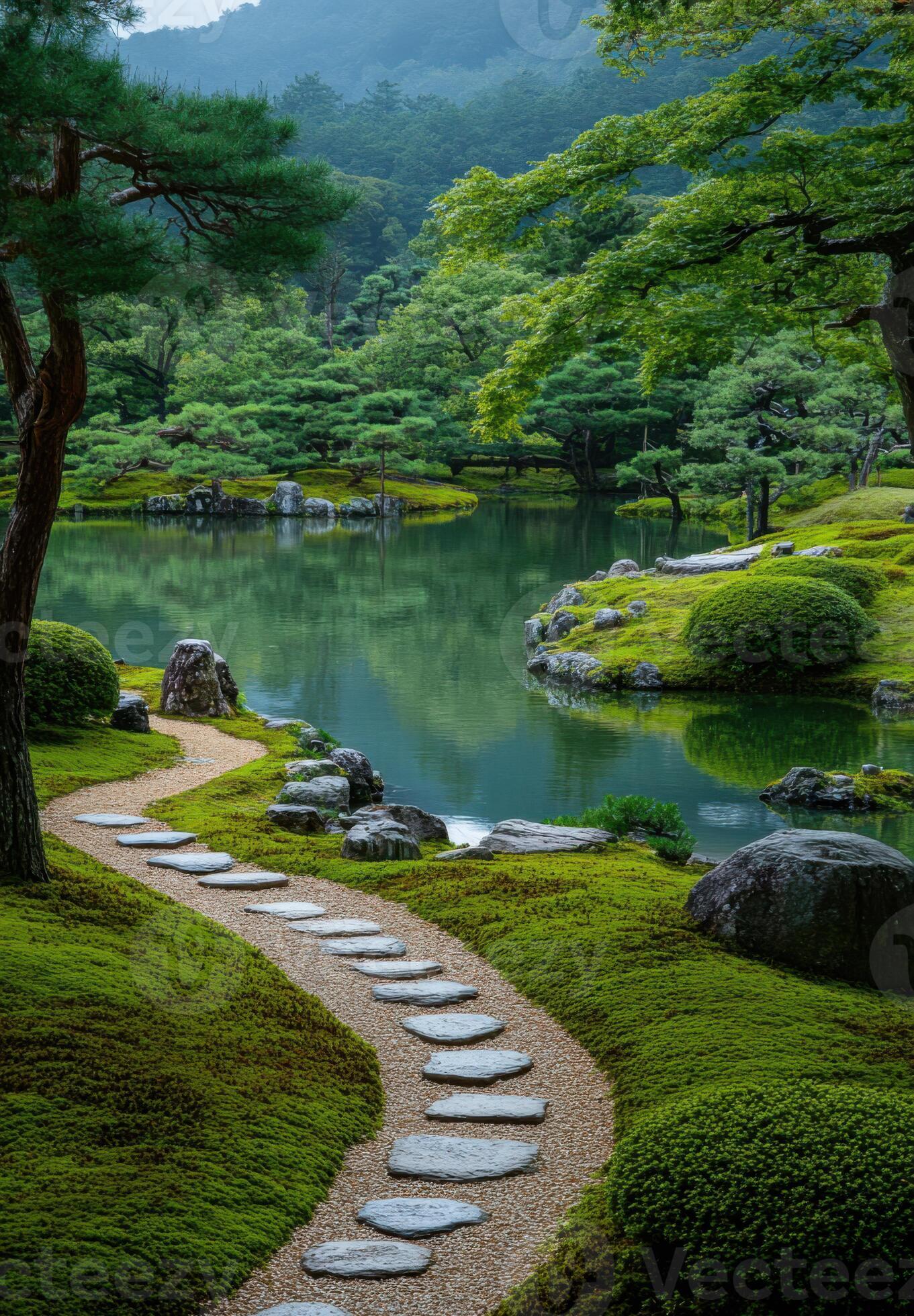 M. Marten, Lights in the Pond　公園　風景画 M. Marten, Lights in the Pond 公園 風景画 M. Marten, Lights