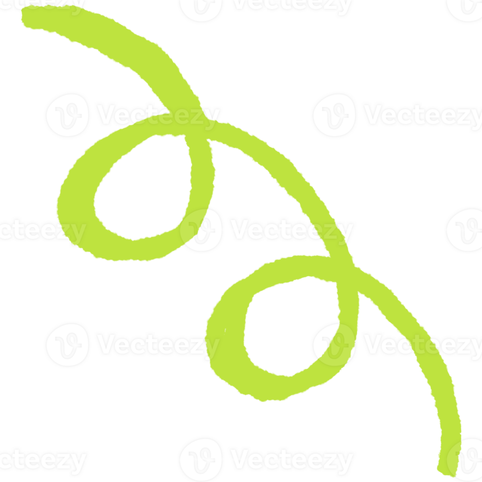 Green line decoration Illustration for Back to School Designs png