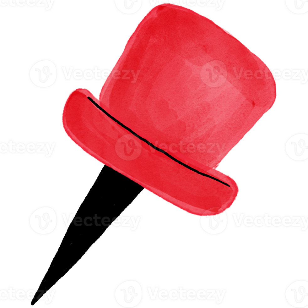 Paper pin notifications for school design png