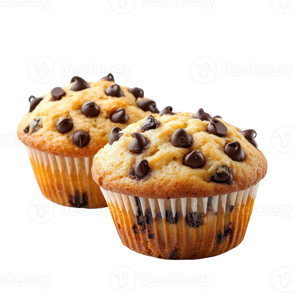Freshly Baked Chocolate Chip Muffins png