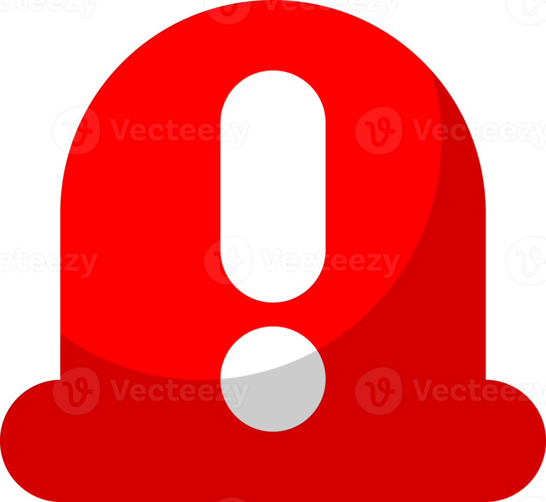 Red alarm siren emergency fighing light doodle png