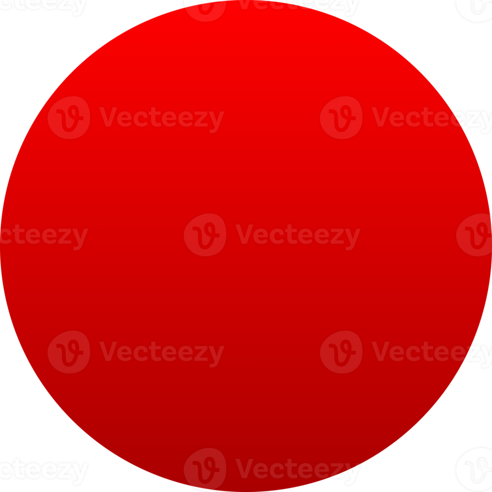 Red circle sun icon png