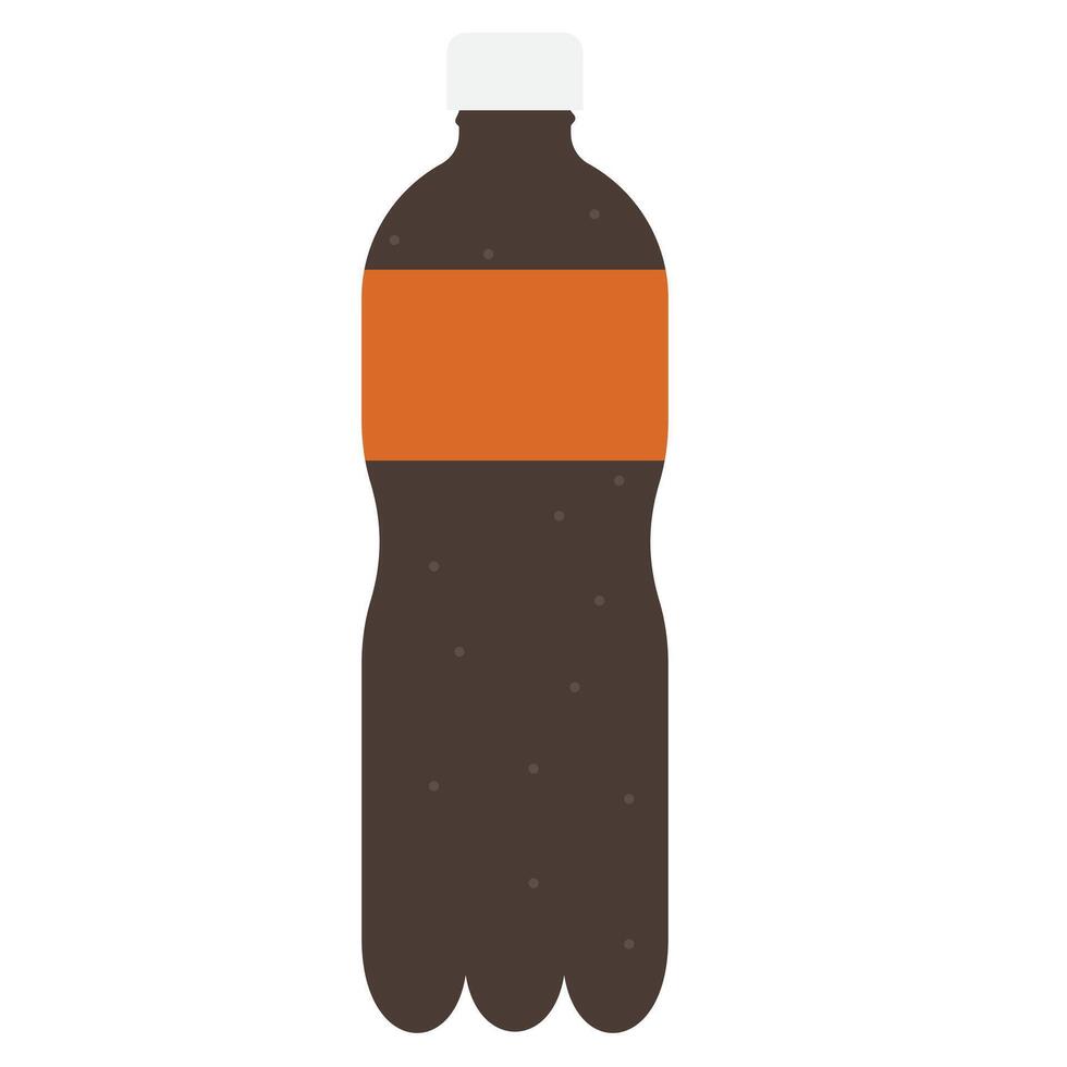 Soda. Sparkling water bottle vector