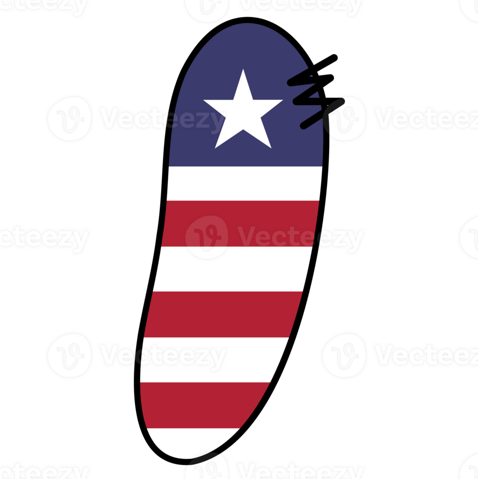 American Flag Abstract Symbol png