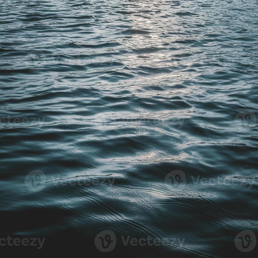 A view of the ocean with waves and a boat photo