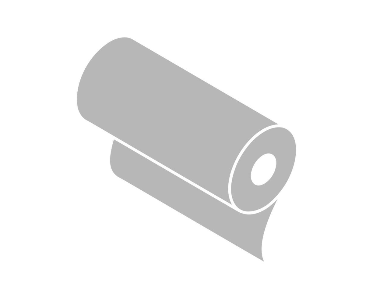 Simple yet impactful isometric illustration of a roll of paper. Perfect for representing concepts of new beginnings, unfolding potential, or continuous progress. vector