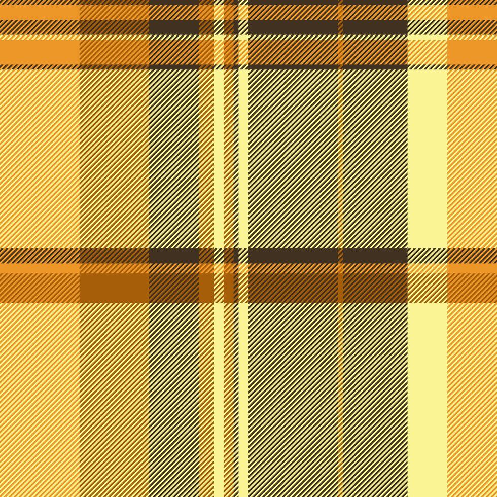 Warm, earthy tones in this seamless plaid pattern evoke feelings of autumn and comfort. vector