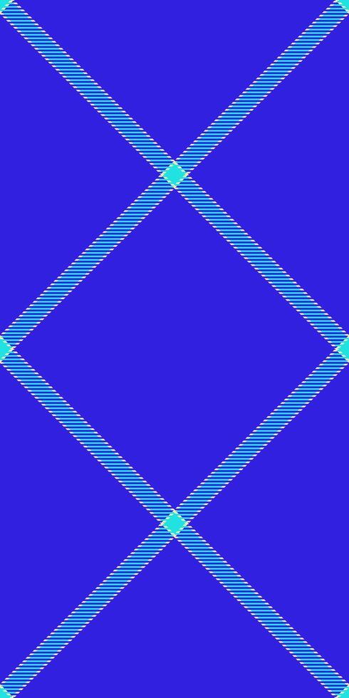 Cowboy plaid tartan fabric, harvest check background pattern. Scenery seamless texture textile in indigo and teal colors. vector
