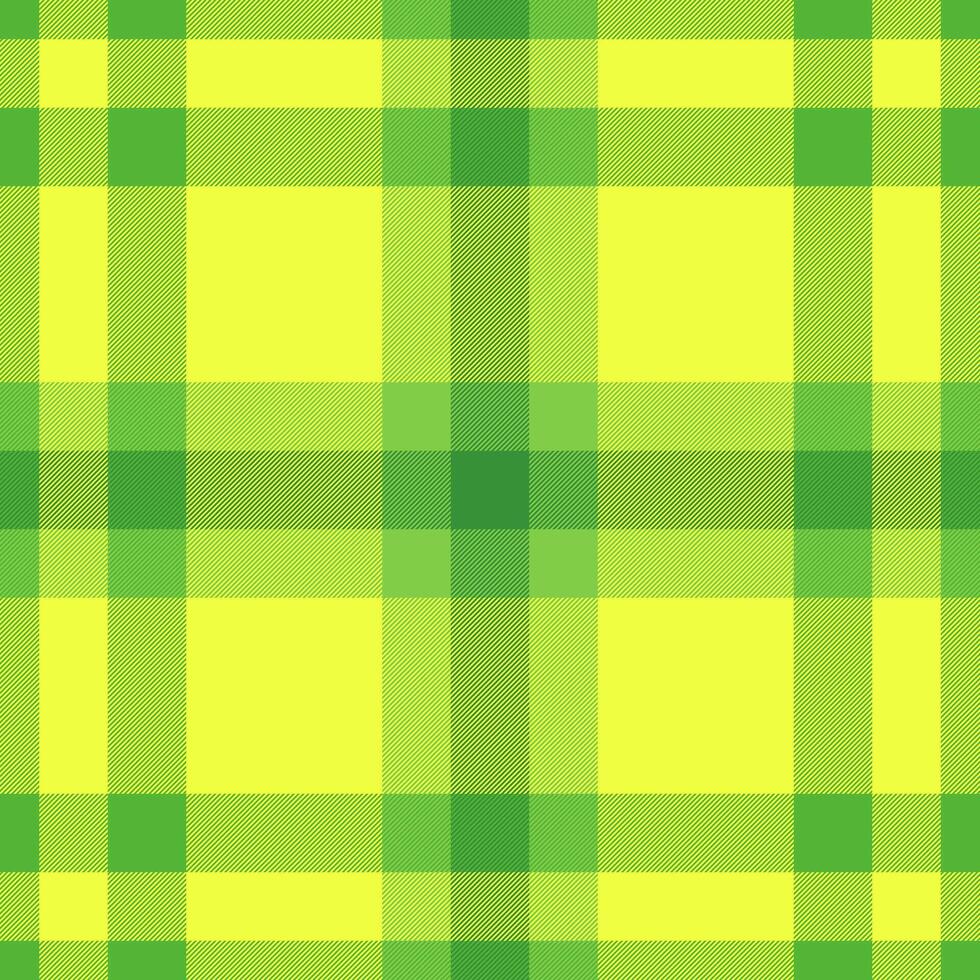 Vibrant yellow and green plaid pattern. Perfect for textile designs, springsummer themes, or adding a fresh, cheerful feel to your projects. vector