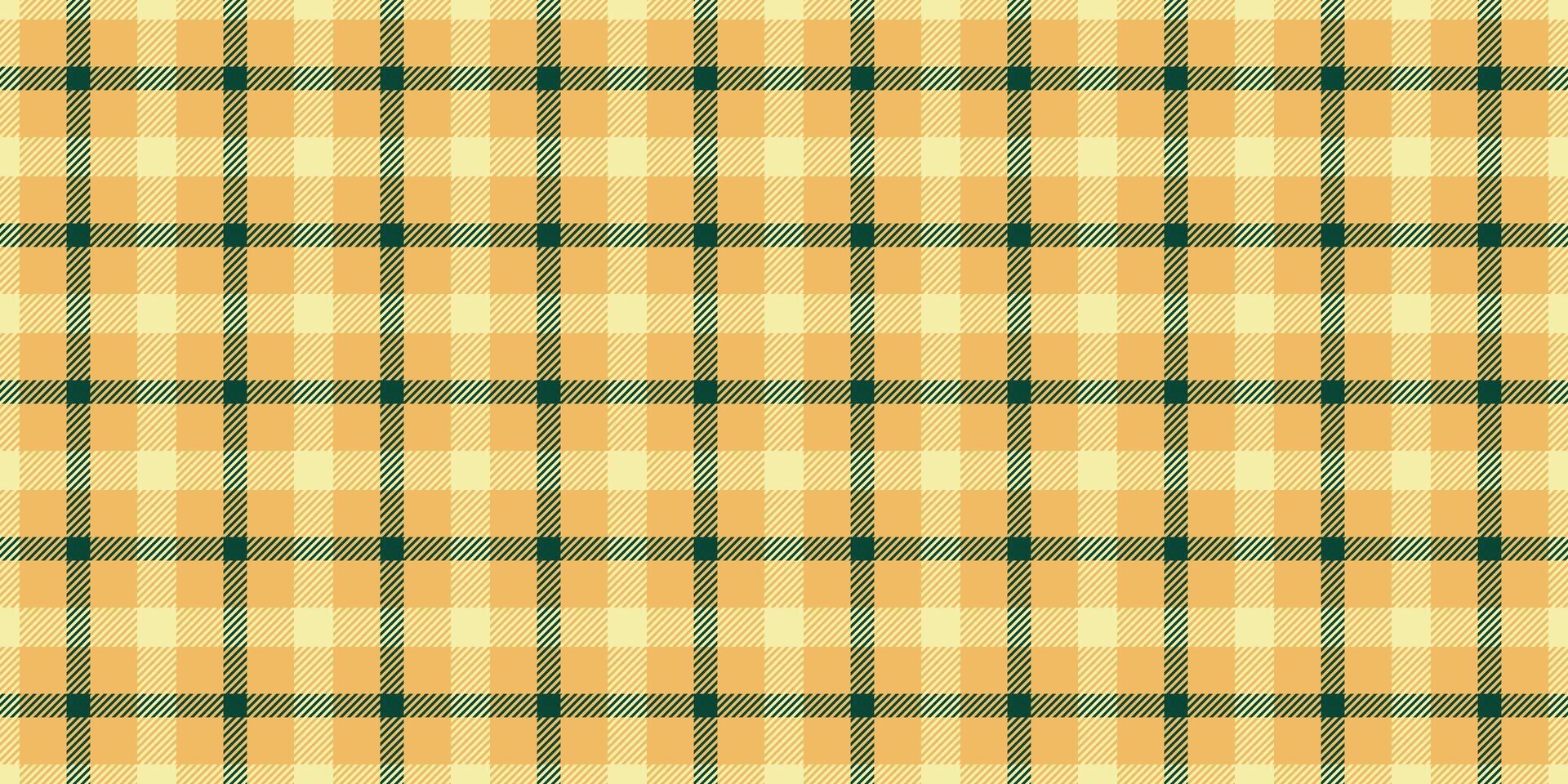 Warm, inviting pastel yellow and green plaid pattern. Perfect for textile design, backgrounds, or website templates. Evokes feelings of comfort, autumn, and rustic charm. vector