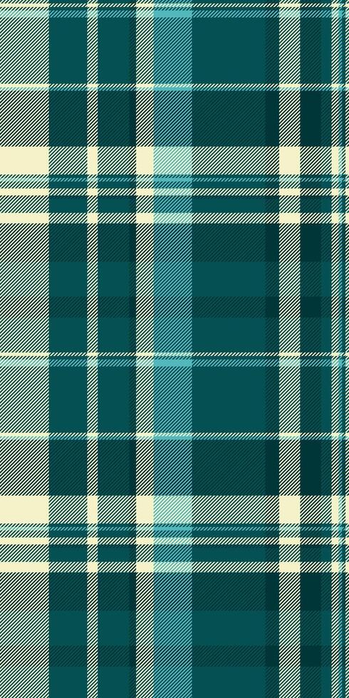 Furniture background seamless texture, duvet pattern fabric. Template check tartan plaid textile in cyan and light colors. vector